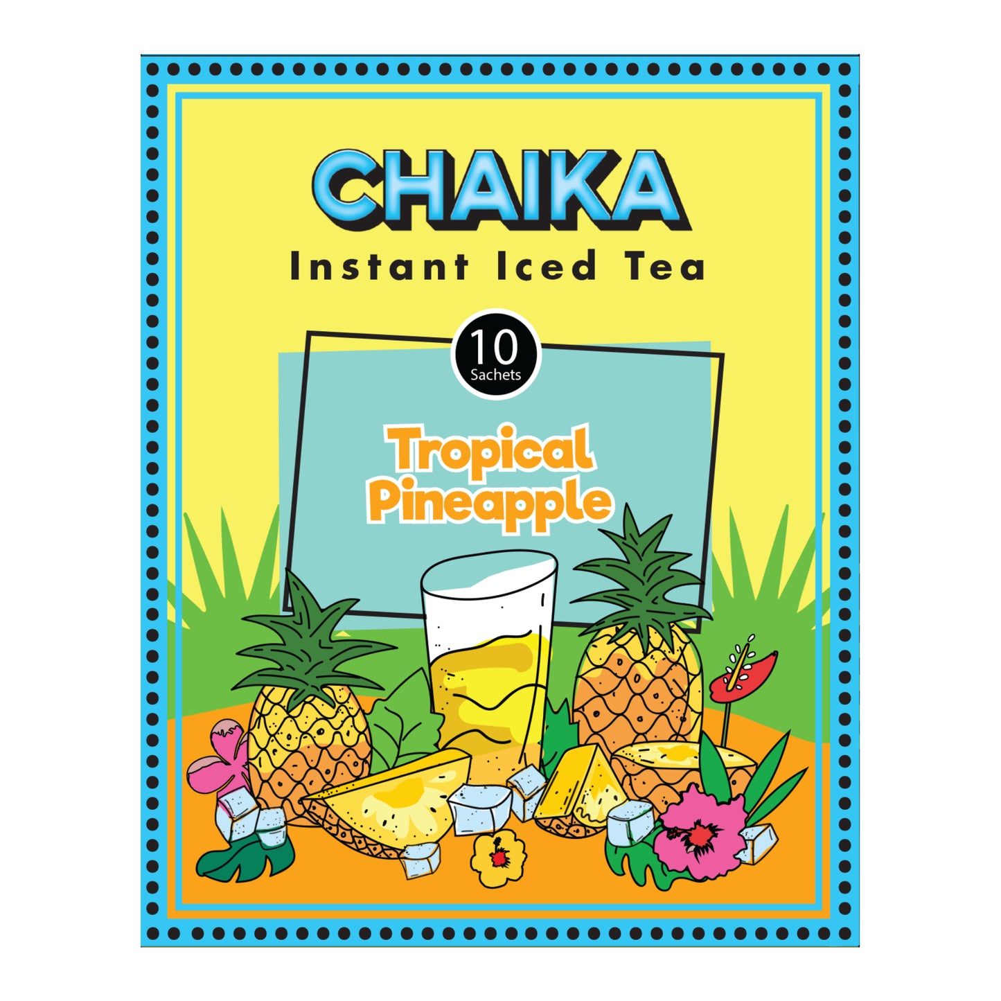Iced tea combo Pack - Tropical Pineapple, Pondy Peach Passion Fruit & Mahabaleshwar Mixed Berry (30 Sachets)