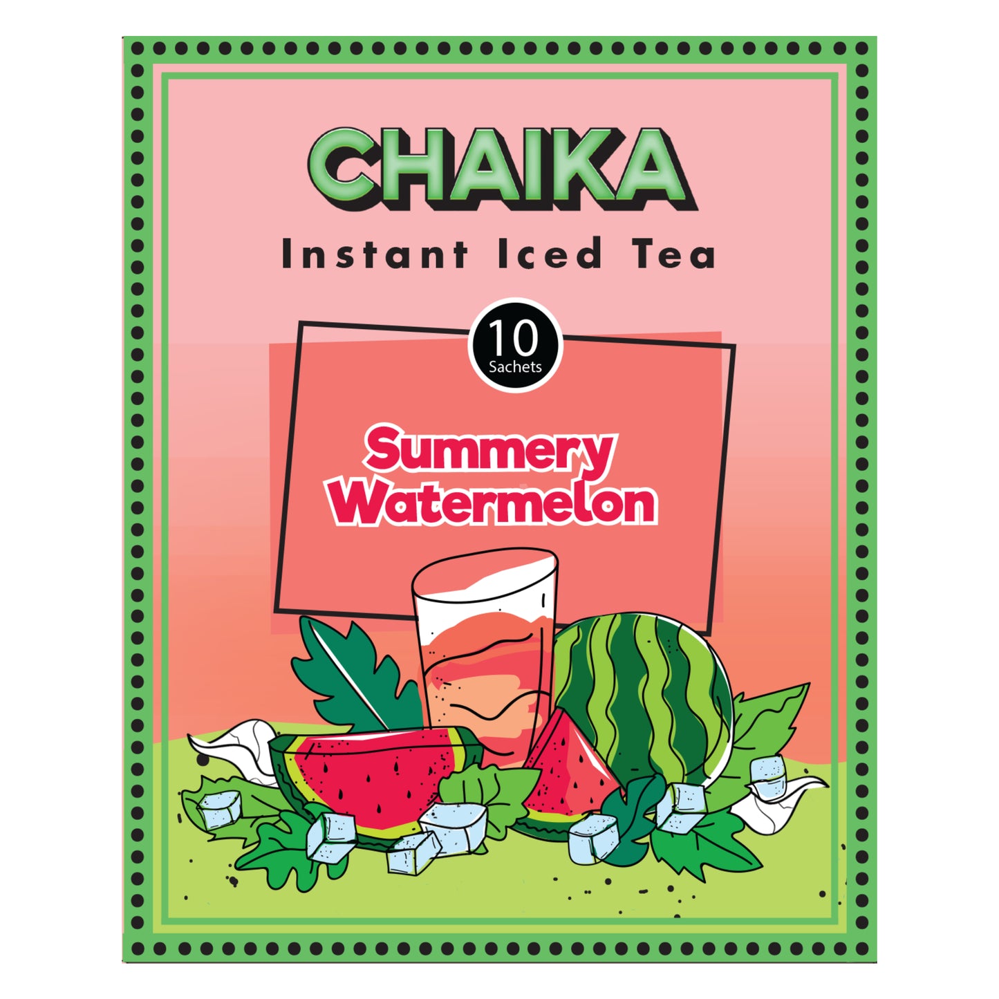 Iced tea combo Pack - Kashmiri Green Apple, Summery Watermelon & Beachy Litchi (30 Sachets)