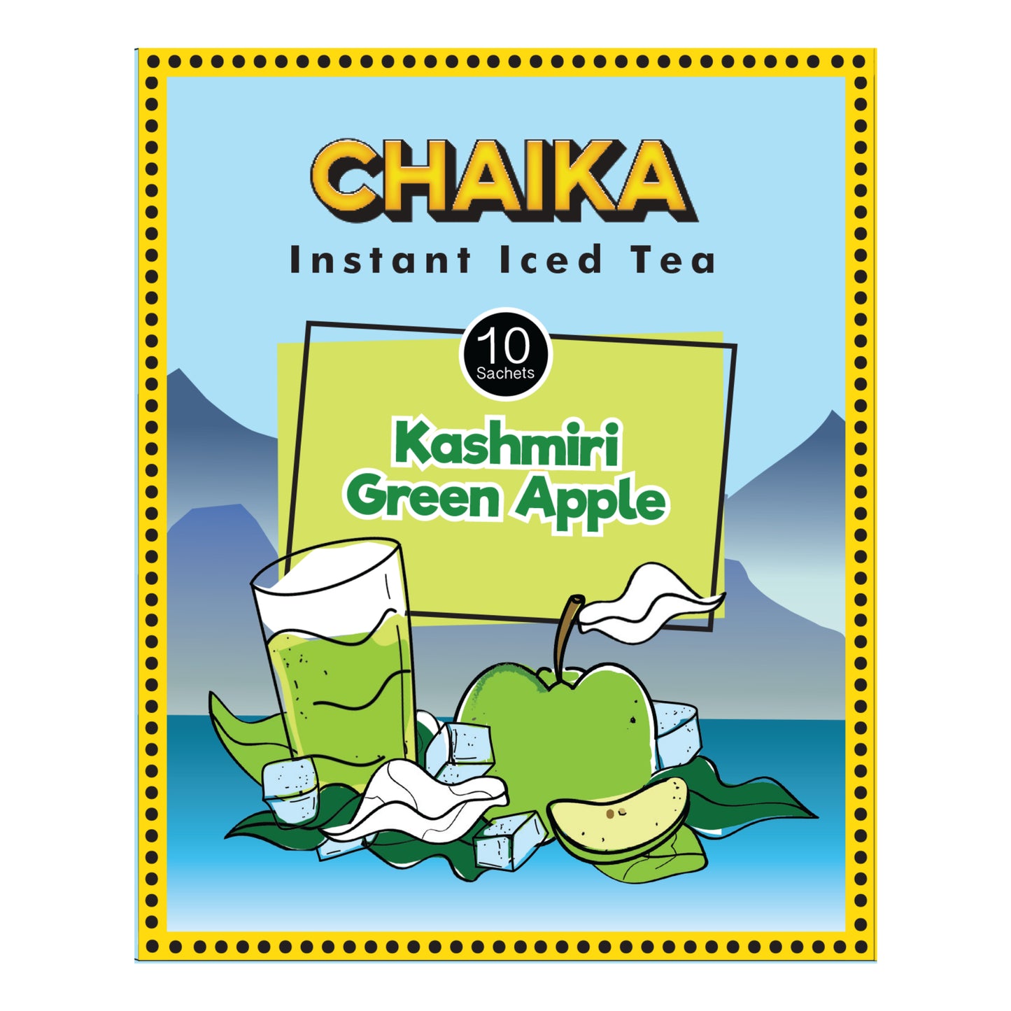 Iced tea combo Pack - Kashmiri Green Apple, Summery Watermelon & Beachy Litchi (30 Sachets)